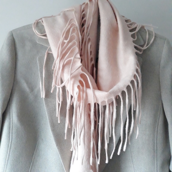 Central Park West Cashmere Fringe Scarf - Picture 3 of 6